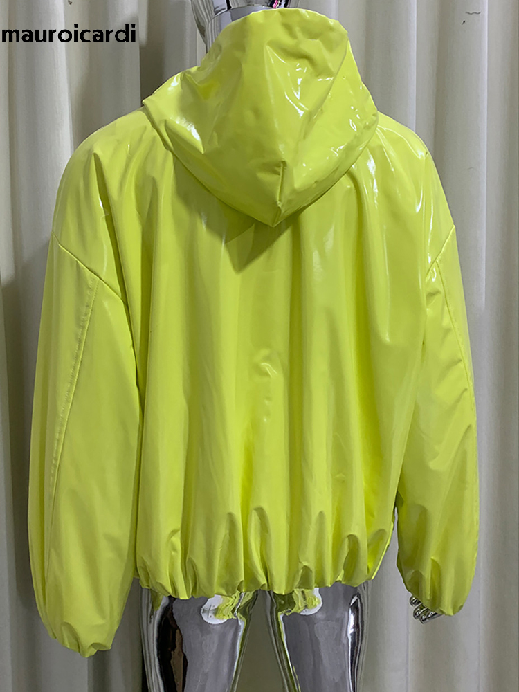 Veste en cuir brillant surdime - Streetwear Brand Clothing avis et prix