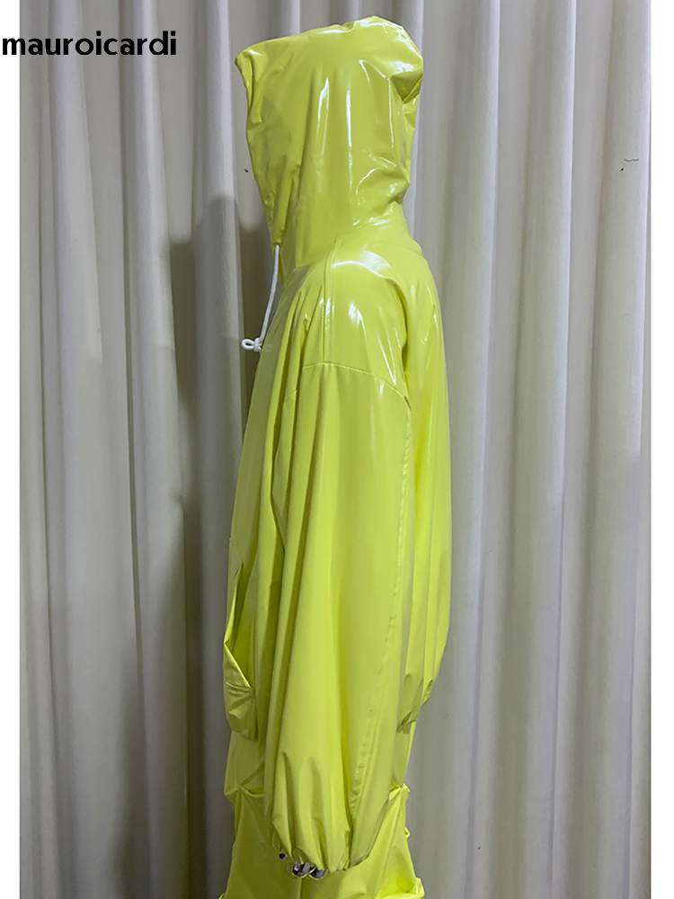Veste en cuir brillant surdime - Streetwear Brand Clothing avis et prix