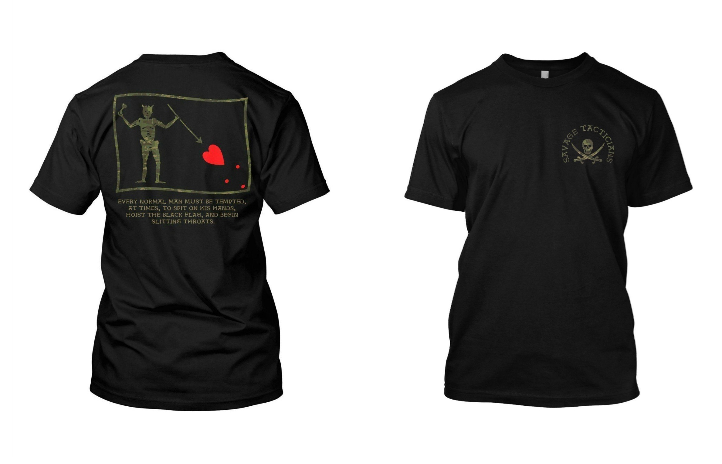 Hoist The Black Flag Savage Ta - Streetwear Brand Tees avis et prix