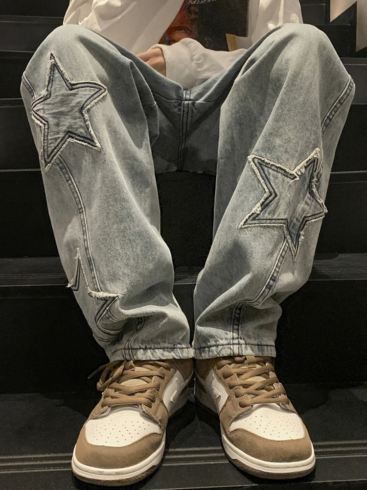 Jeans amples à jambes droites  - Streetwear Brand Denim avis et prix