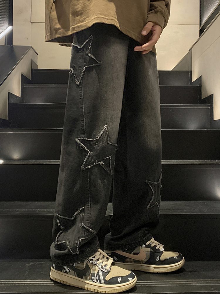Jeans amples à jambes droites  - Streetwear Brand Denim avis et prix